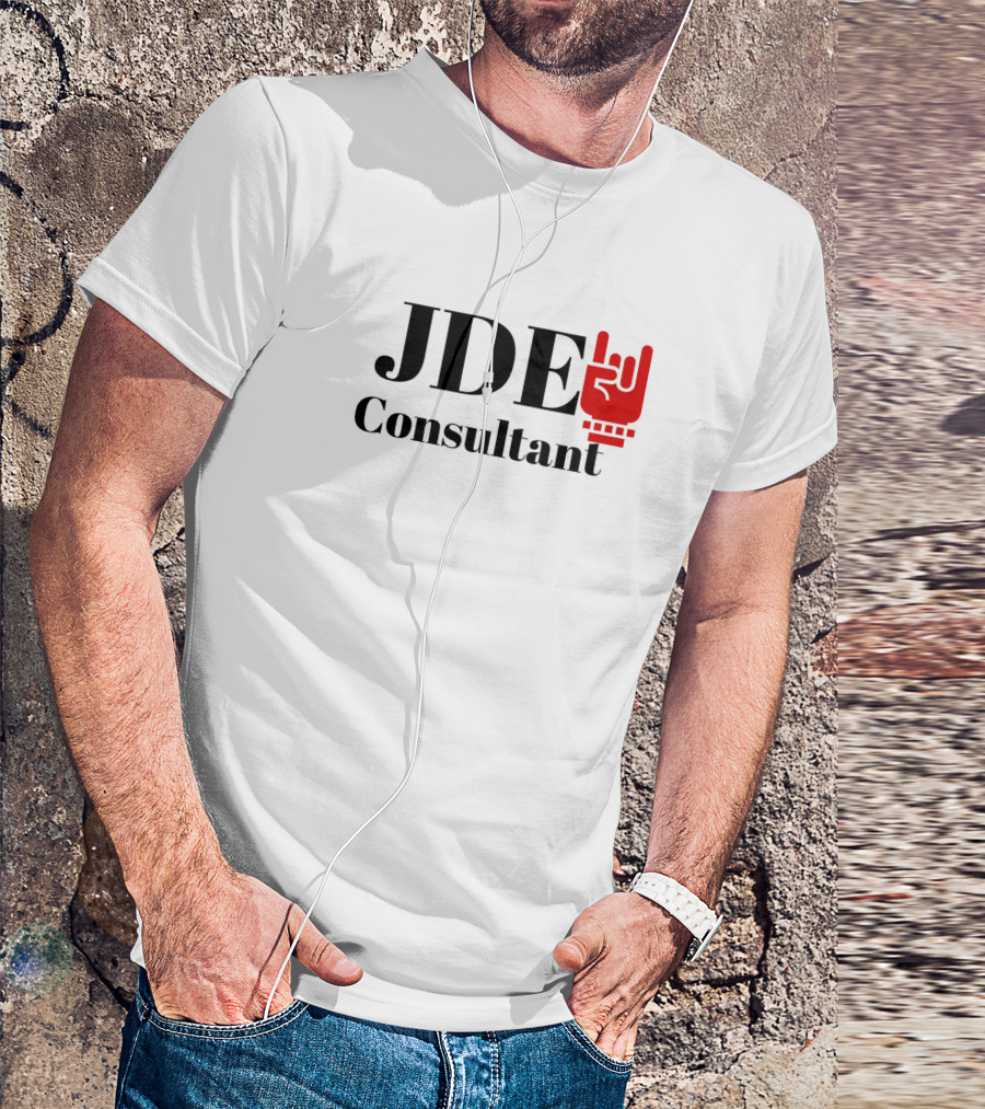 JDE Consultant Rock Hand Gesture T-Shirt