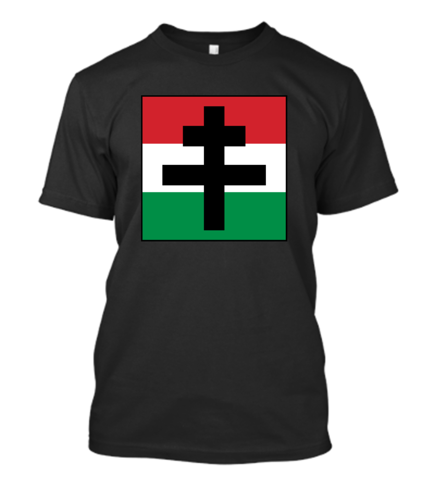 Roundel Hungary Army History 1931 National Colors And Double Cross T-Shirt