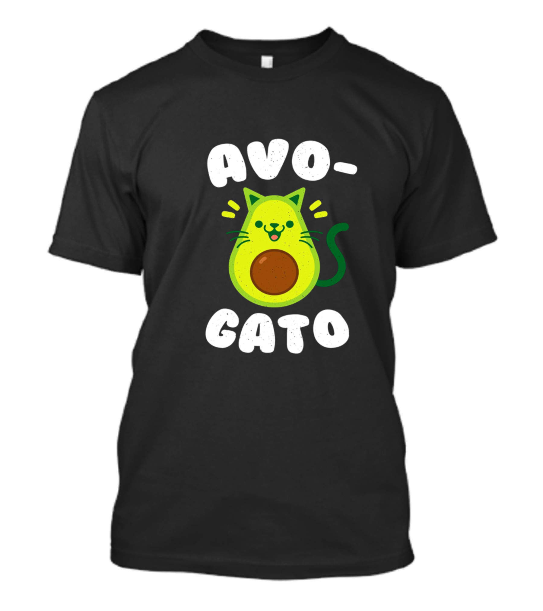 Avogato Avo-Cat Avocado Cat T-Shirt