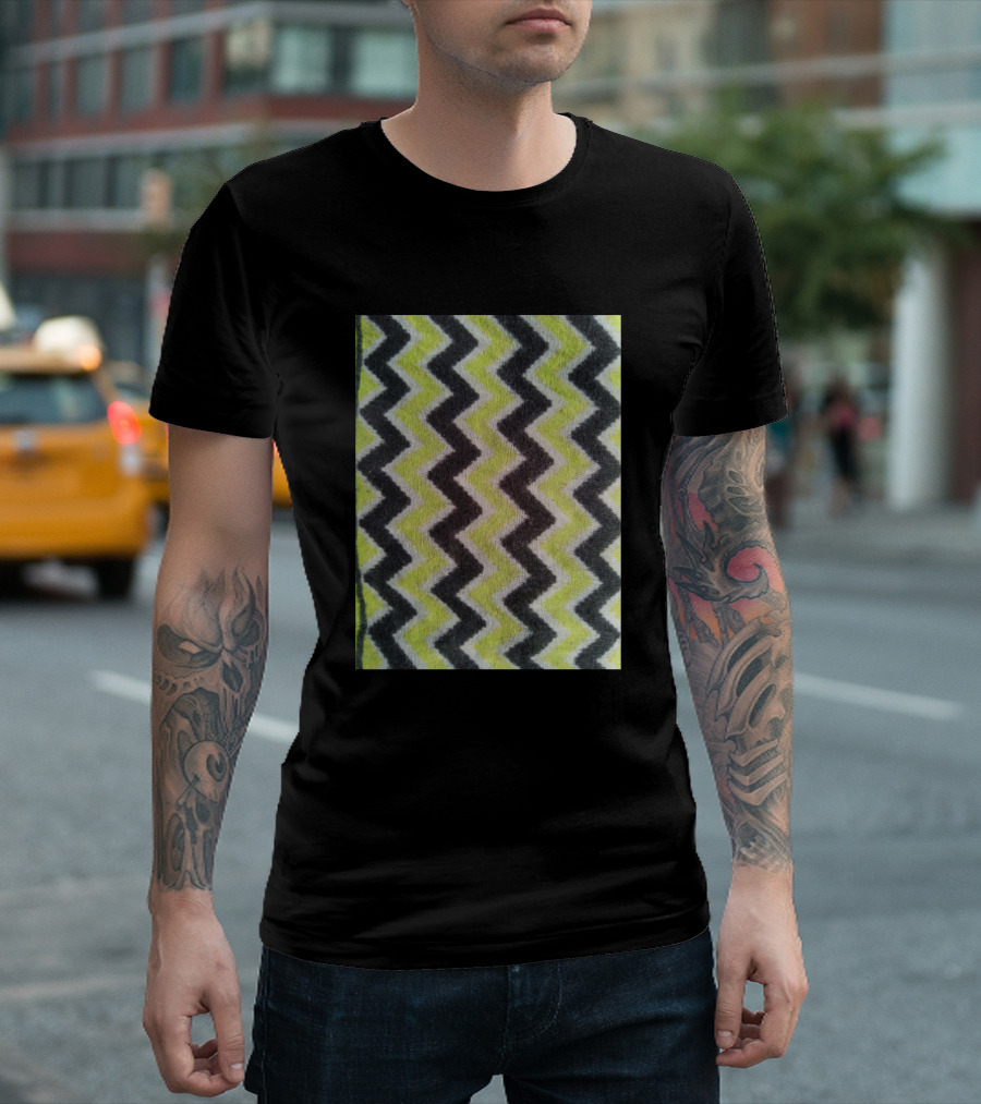 Black And Yellow Zigzag T-Shirt