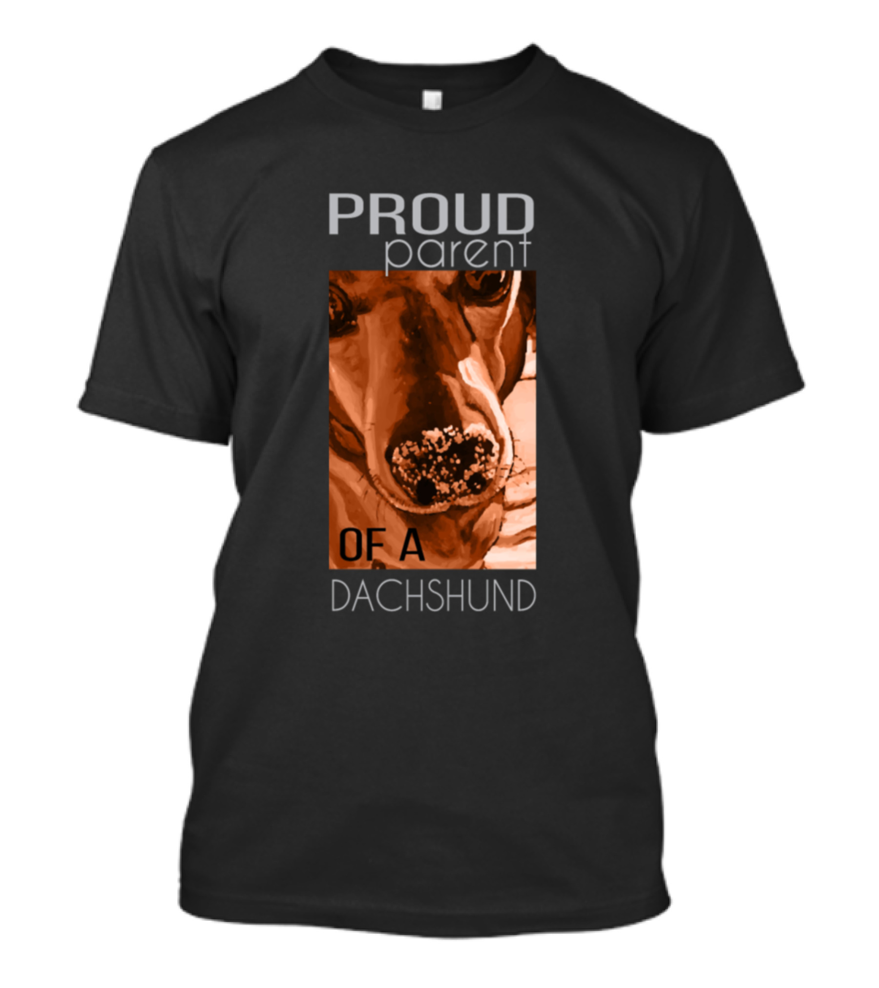 Proud Parent Of A Dachshund Dog Lovers Badge T-Shirt