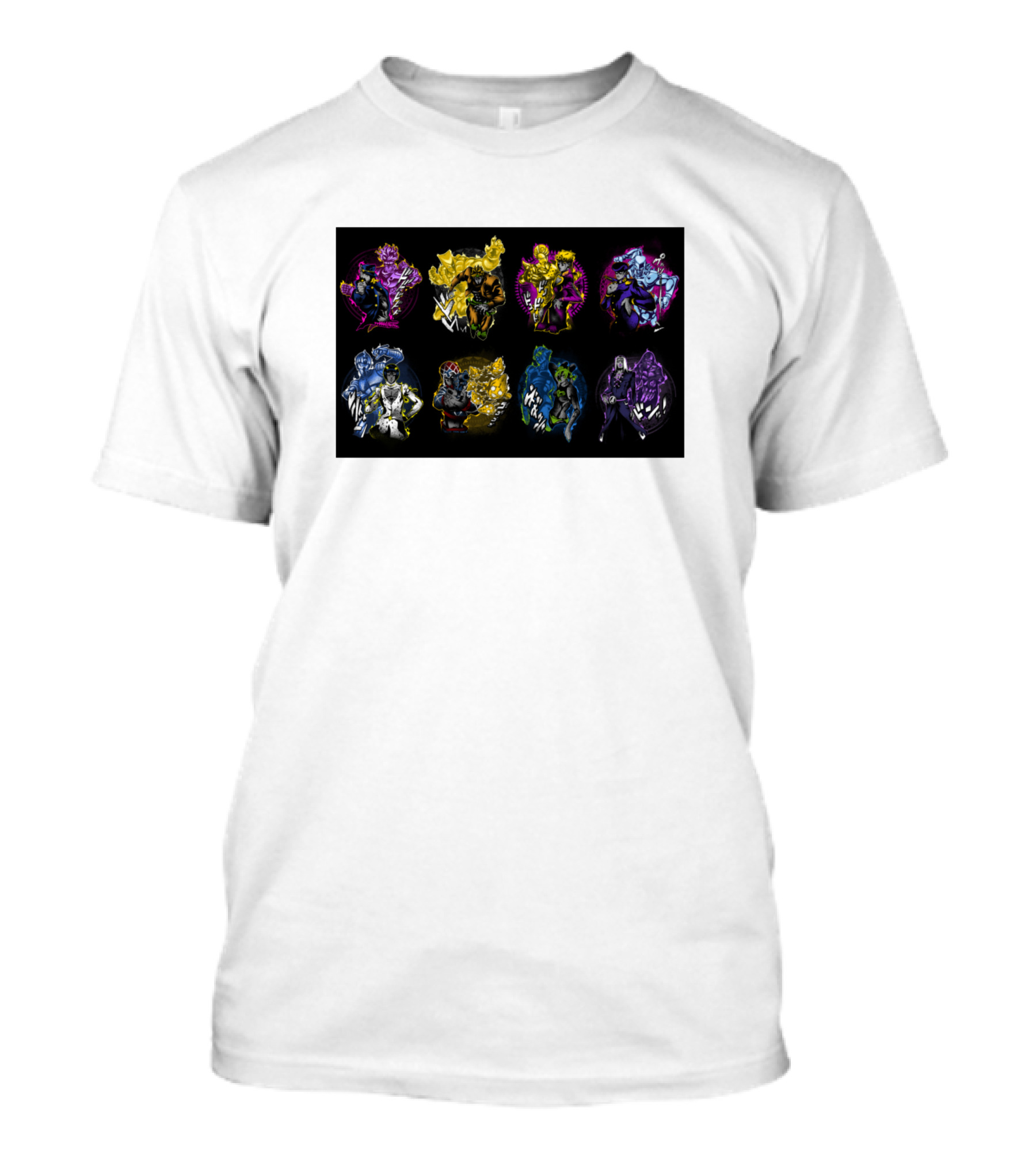 Jojo's Bizarre Adventure Stand Characters Set T-Shirt