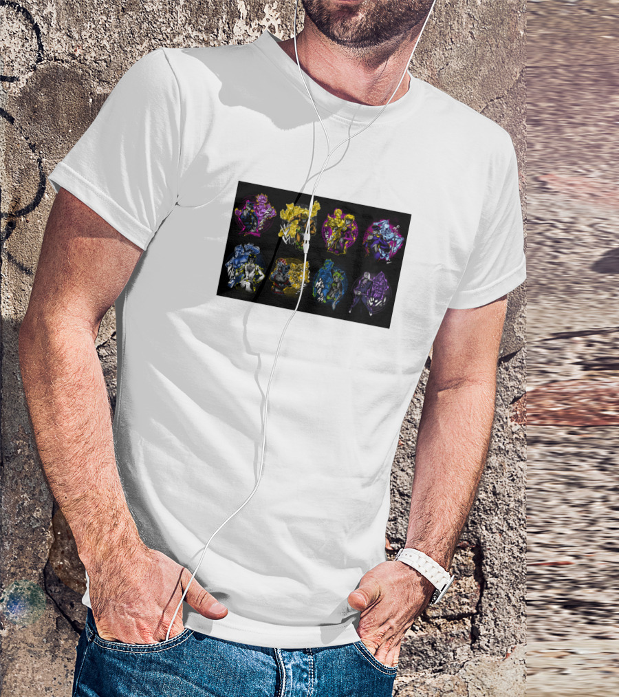 Jojo's Bizarre Adventure Stand Characters Set T-Shirt