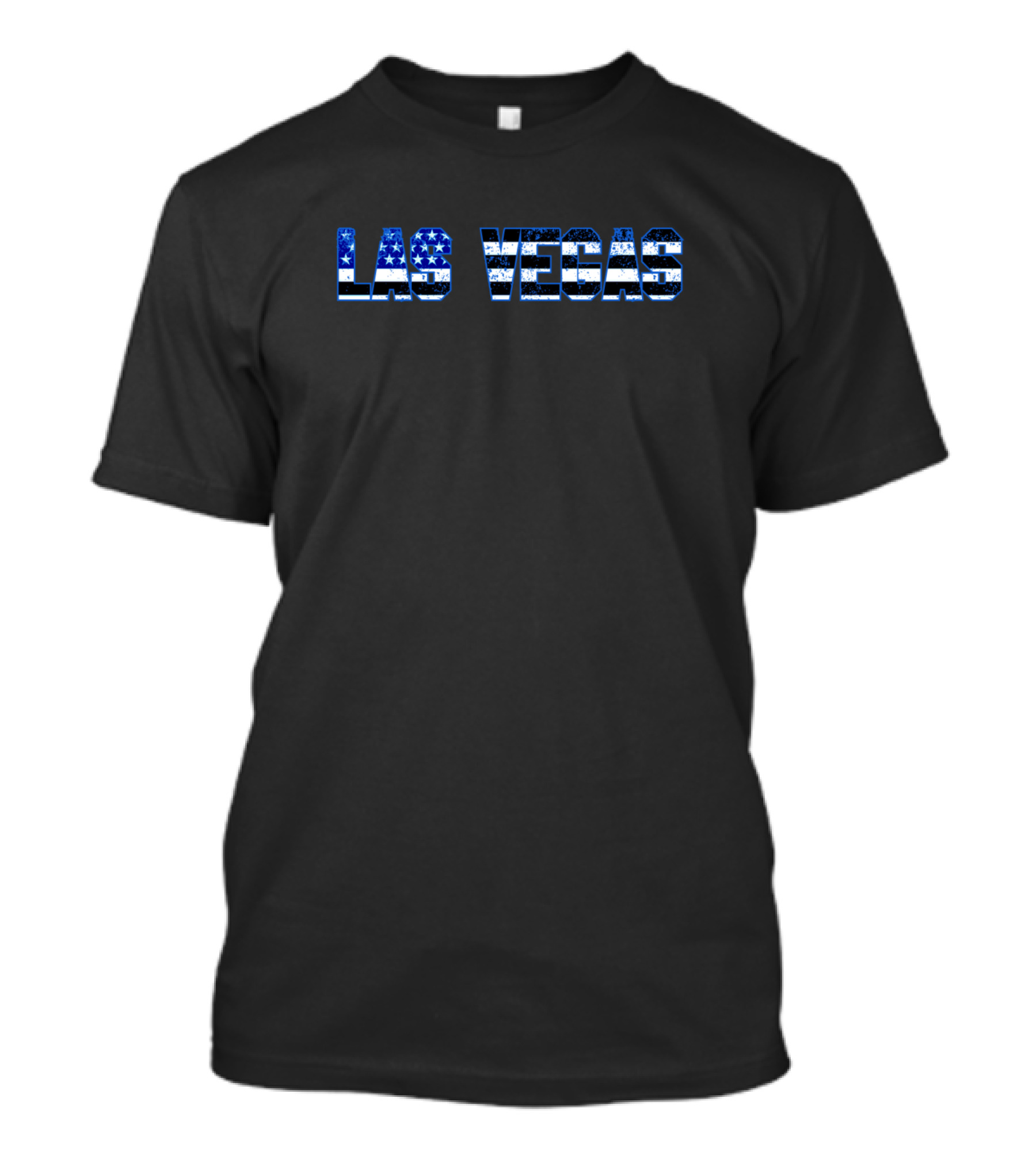 Las Vegas Police Flag Stars And Stripes Protect And Serve T-Shirt