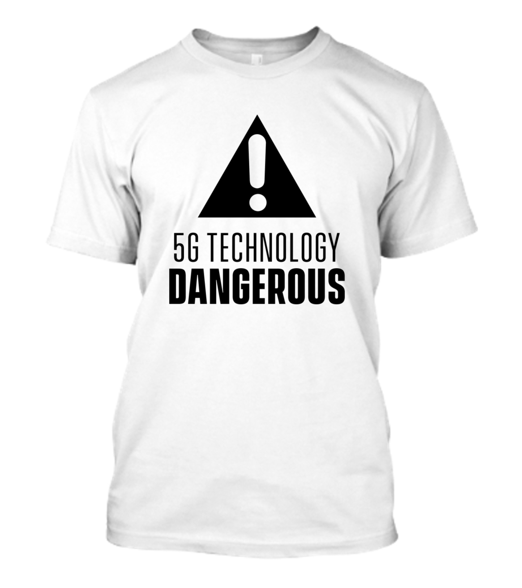 5G Technology Dangerous Radiation Anti 5G Opponent 5G Mobile Network T-Shirt