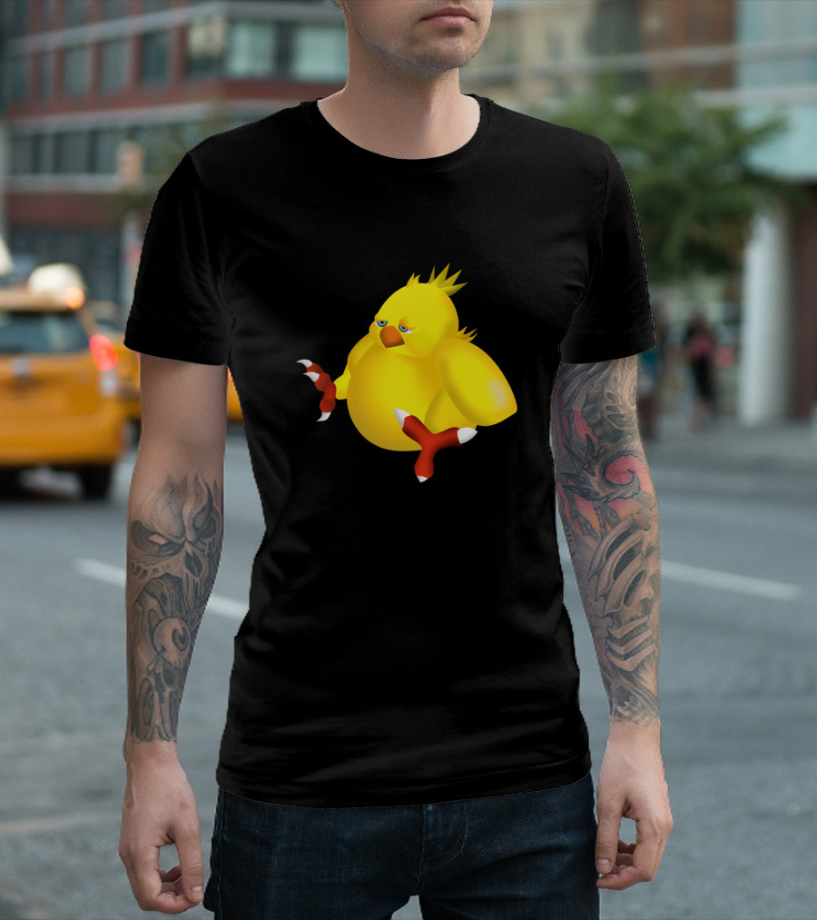 Chocobo Final Fantasy Yellow Bird Character T-Shirt