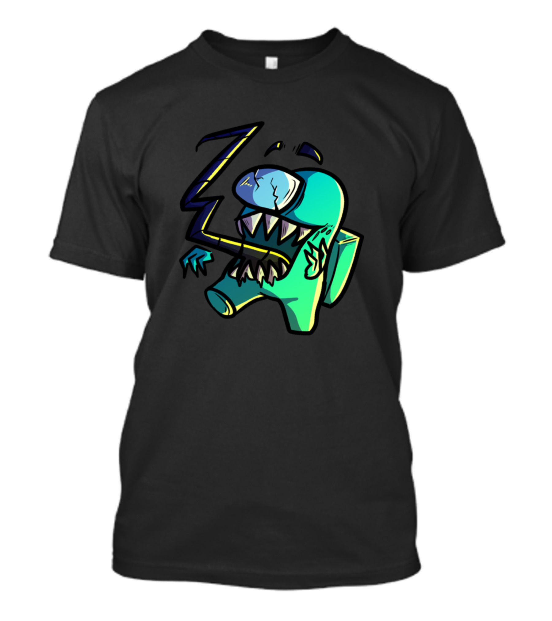 Eyebrow Boi Lightning Monster T-Shirt