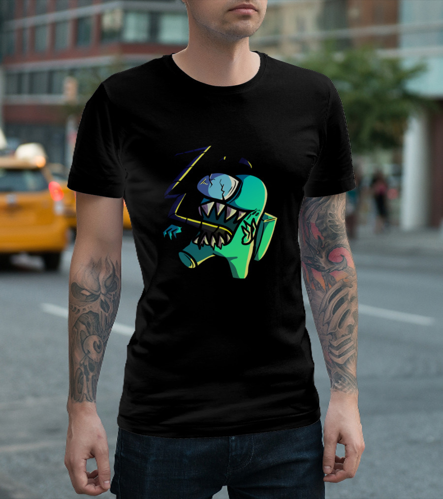Eyebrow Boi Lightning Monster T-Shirt