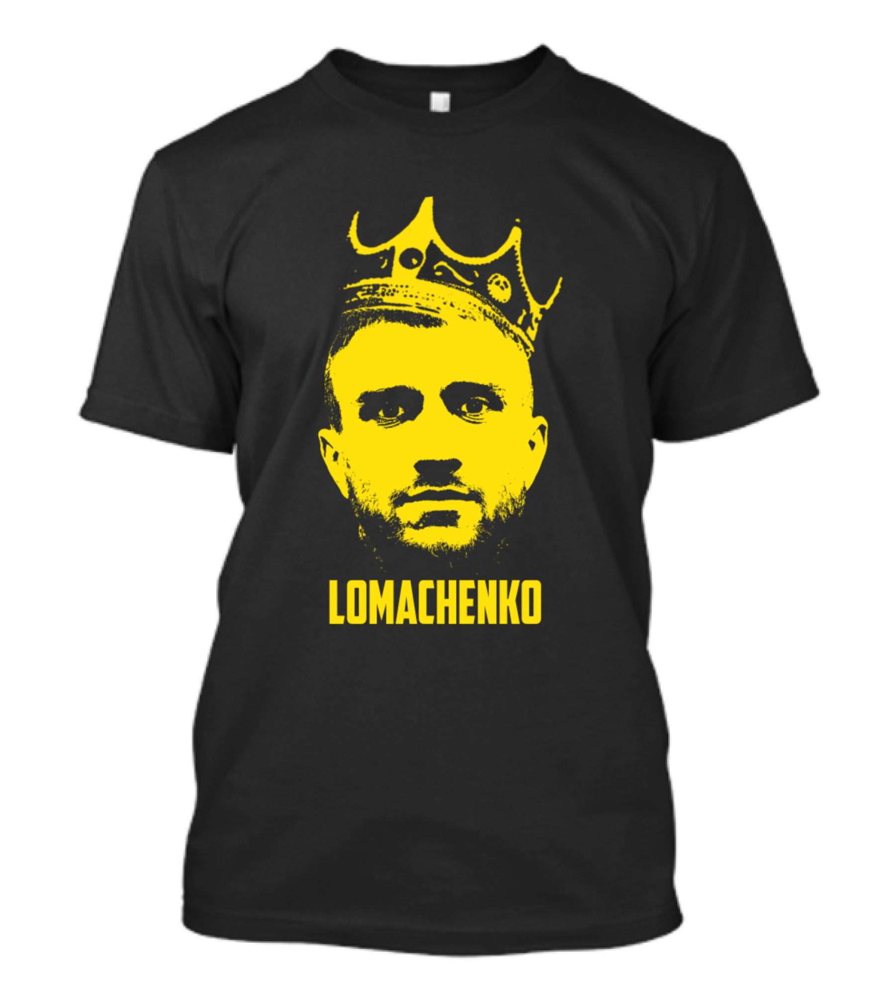 Lomachenko King Vasyl Yellow Crown T-Shirt