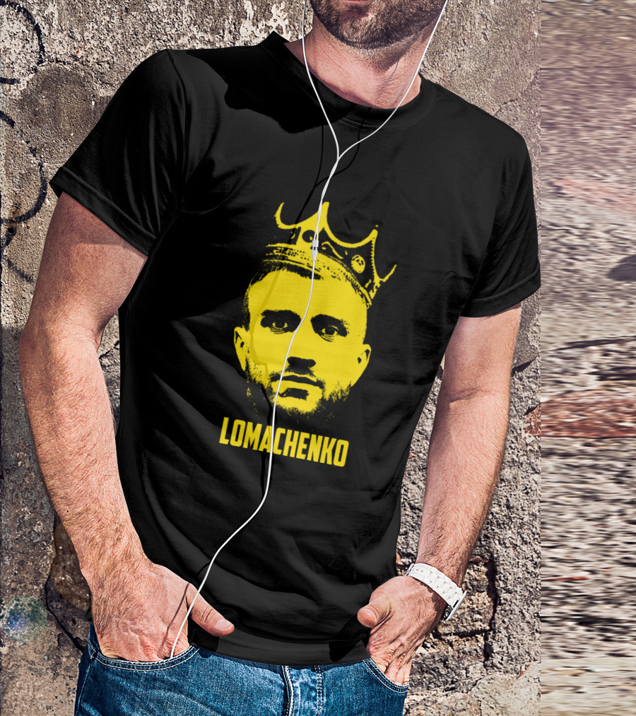 Lomachenko King Vasyl Yellow Crown T-Shirt