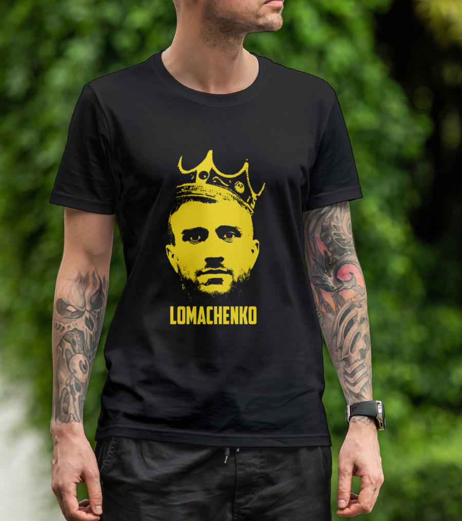 Lomachenko King Vasyl Yellow Crown T-Shirt