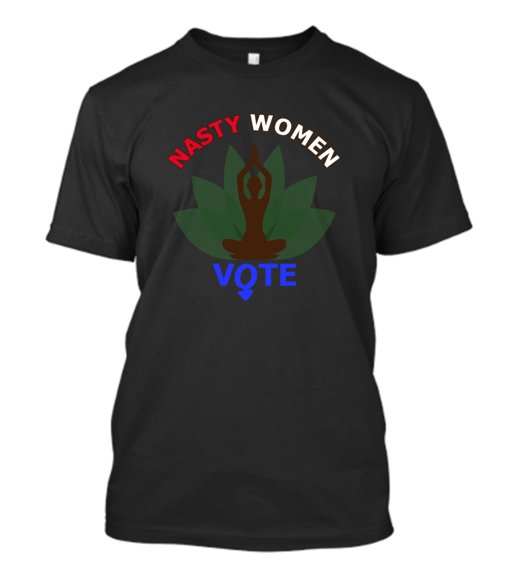 Nasty Women Vote Yoga Symbol Empowerment T-Shirt