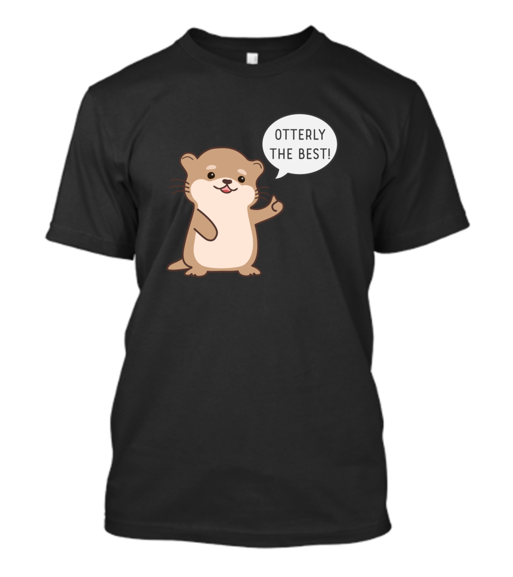 Ottterly The Best Thumbs Up Cute Otter T-Shirt
