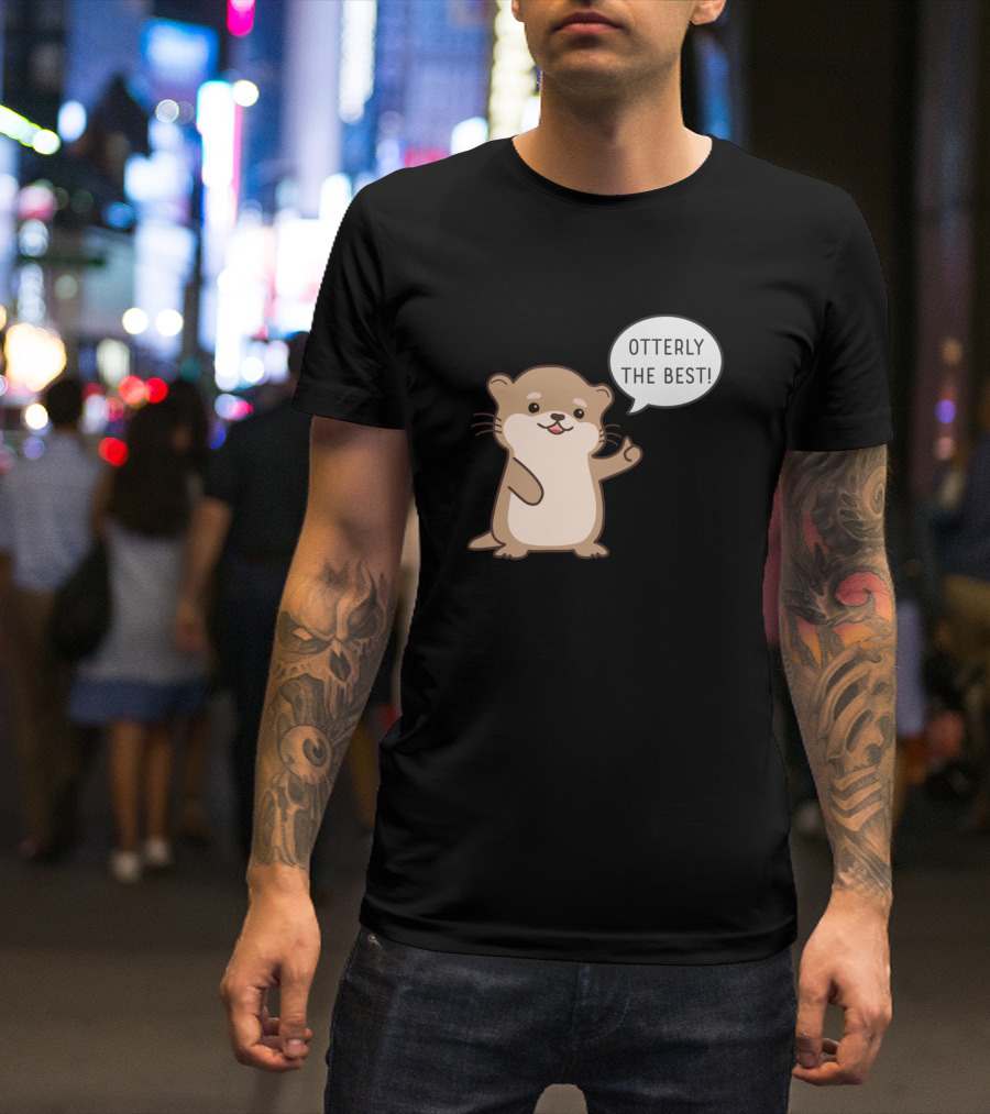 Ottterly The Best Thumbs Up Cute Otter T-Shirt