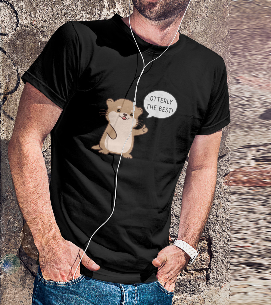 Ottterly The Best Thumbs Up Cute Otter T-Shirt
