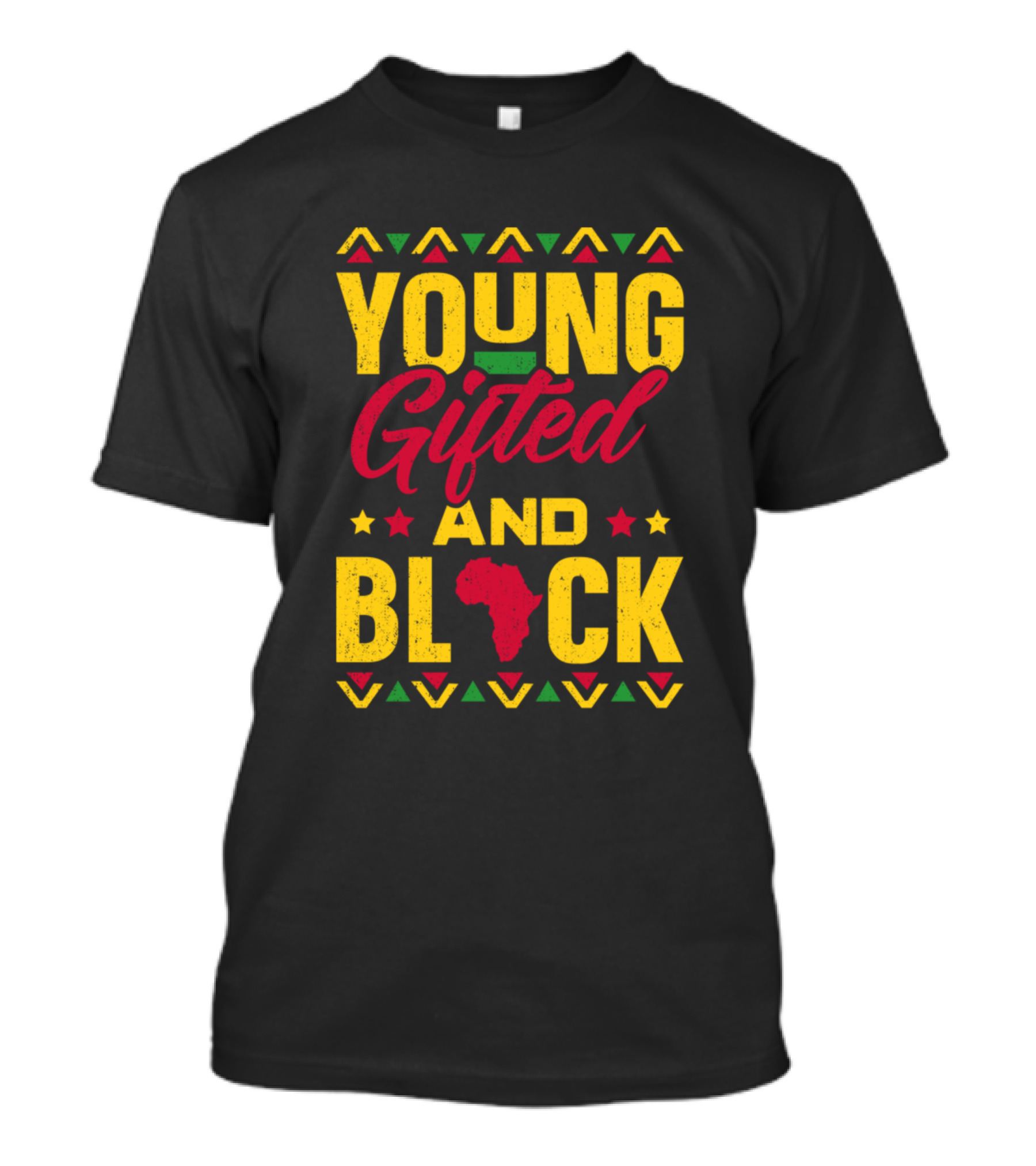 Young Gifted And Black African Pride Black History T-Shirt