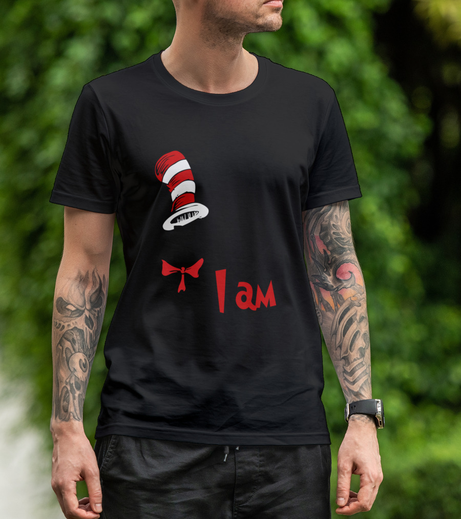 Boss I Am Dr. Seuss Hat And Bow Tie T-Shirt