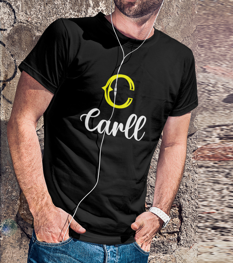 Carll Signature Monogram Bold Initial T-Shirt