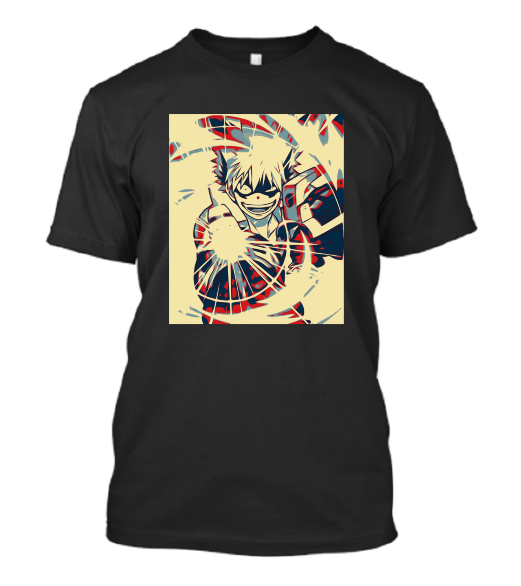 Katsuki Bakugo Boku No Hero Academia Explosive Action T-Shirt