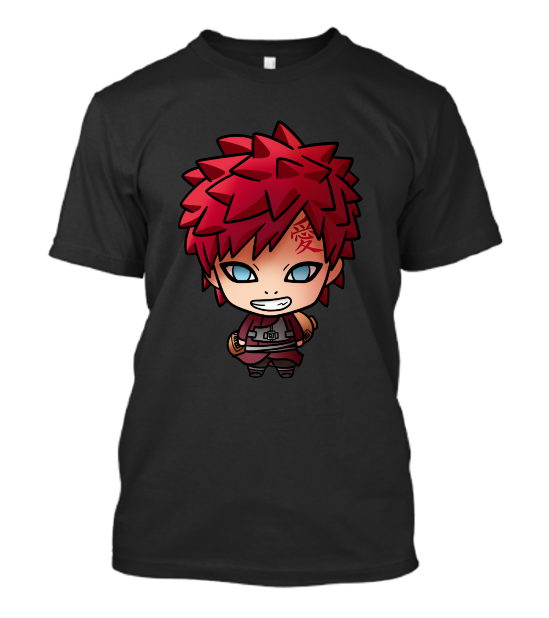 Chibi Gaara Iconic Character Anime T-Shirt