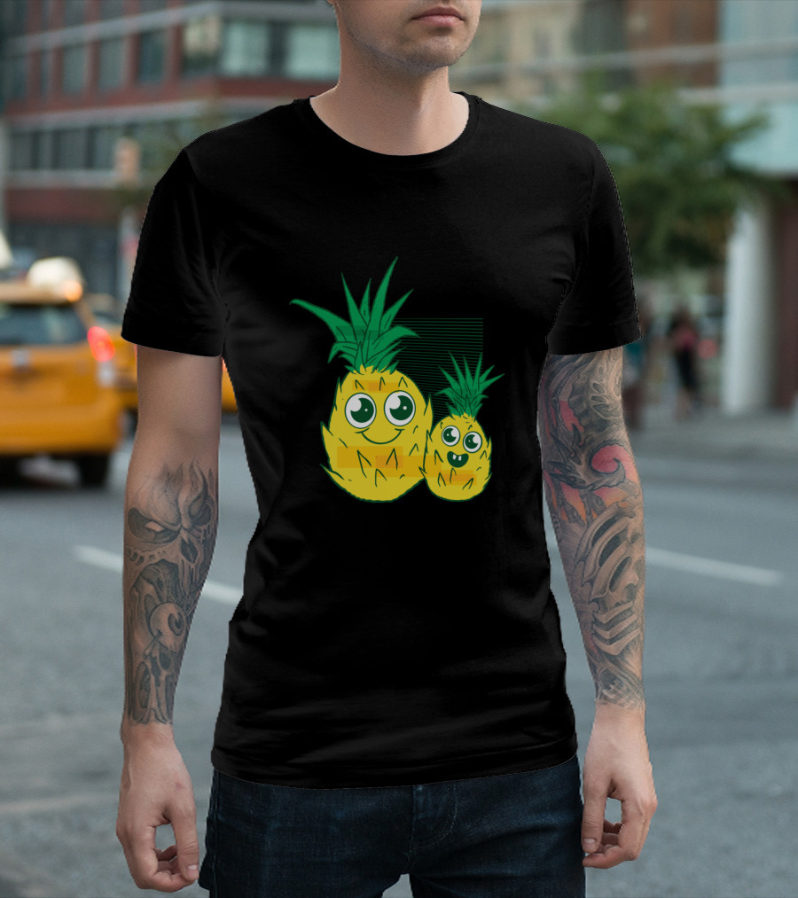 Cute Pineapples with Big Eyes T-Shirt