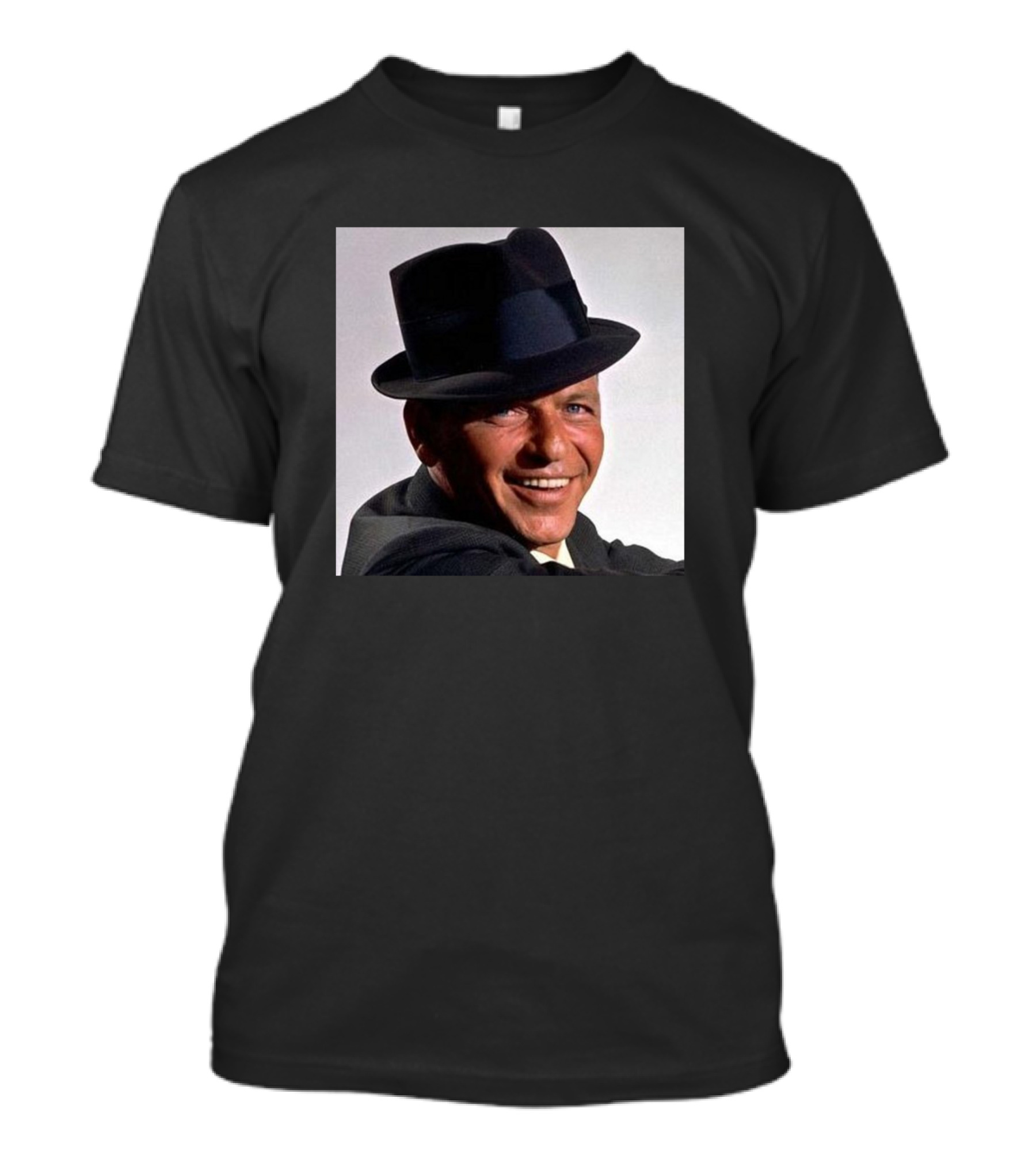 Frank Sinatra Iconic Fedora Image T-Shirt