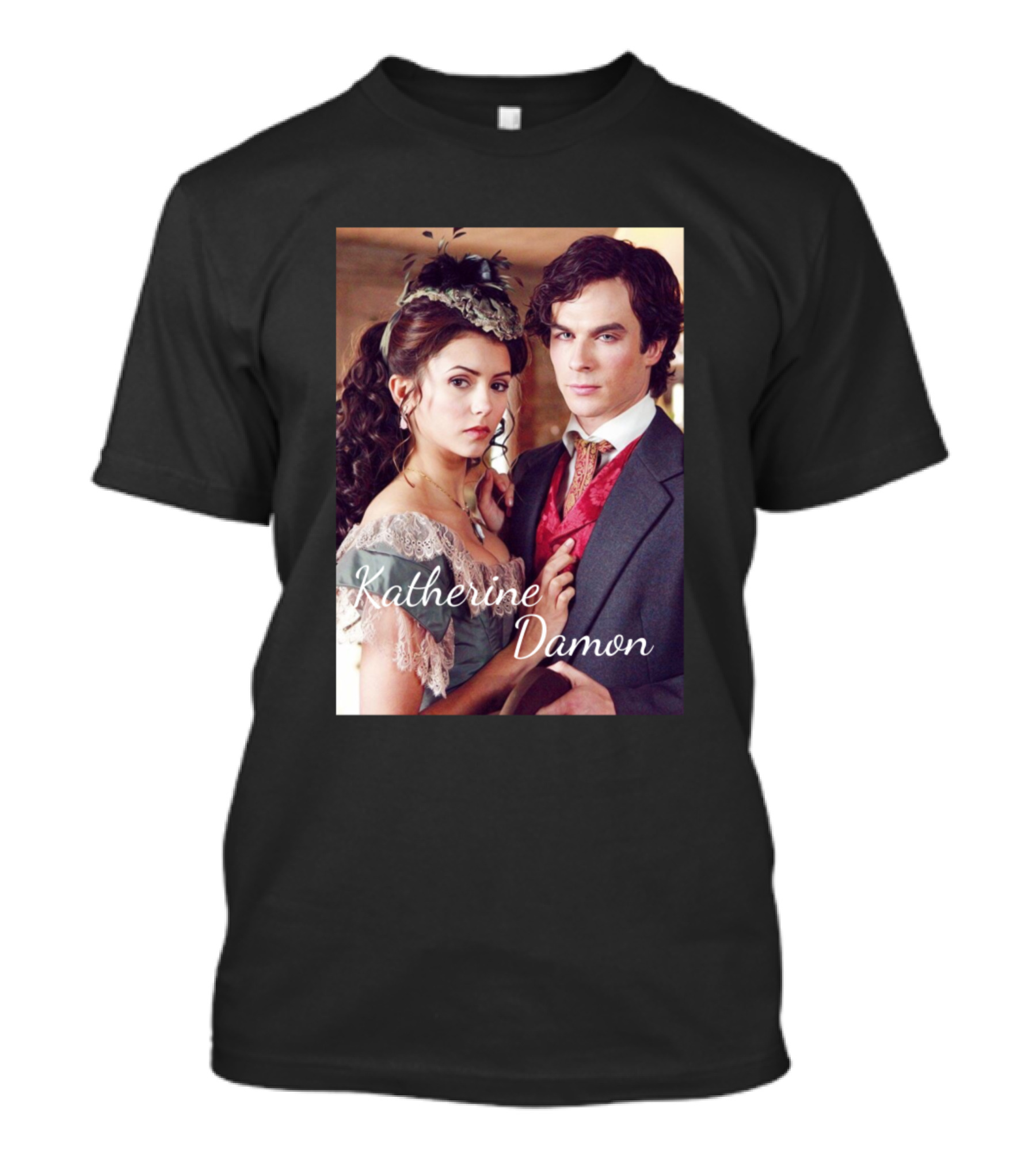 Katherine And Damon Vintage Romance Victorian T-Shirt