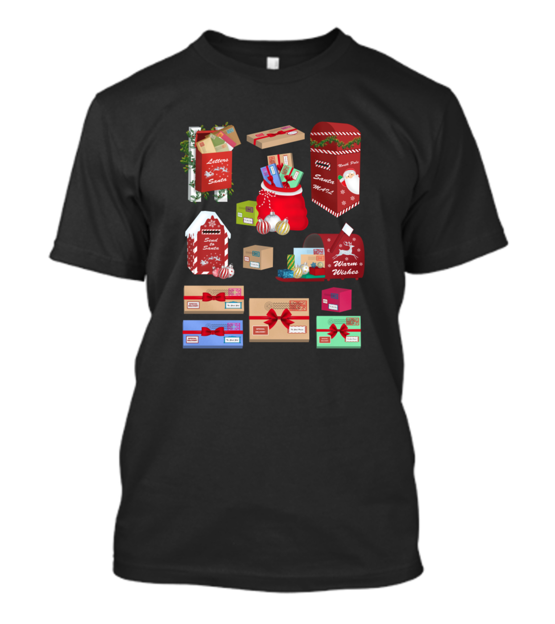 Letters For Santa Merry Christmas Wishes T-Shirt