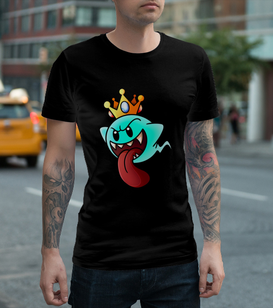 Scary Boo Crowned Ghost T-Shirt