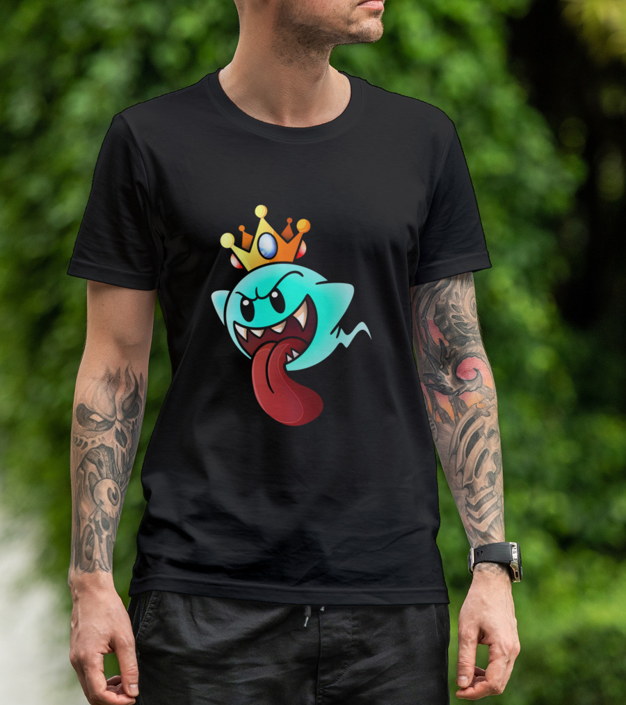 Scary Boo Crowned Ghost T-Shirt