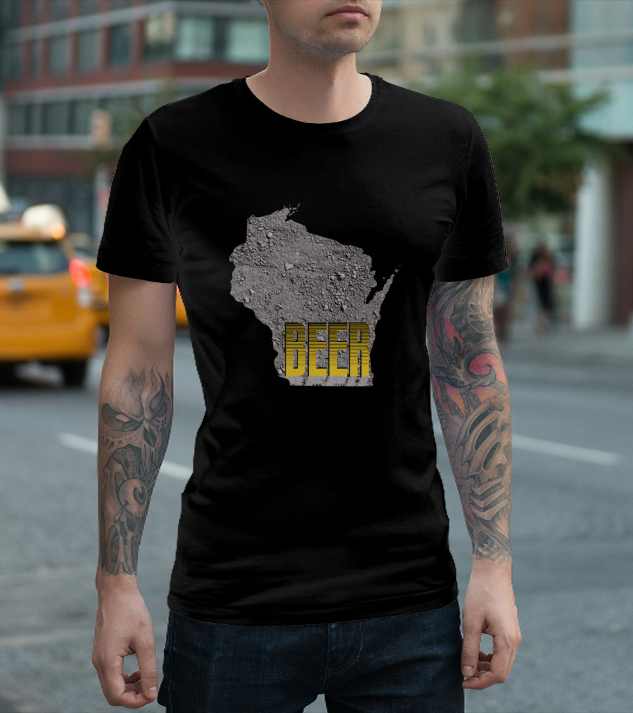Beer Wisconsin State Love T-Shirt