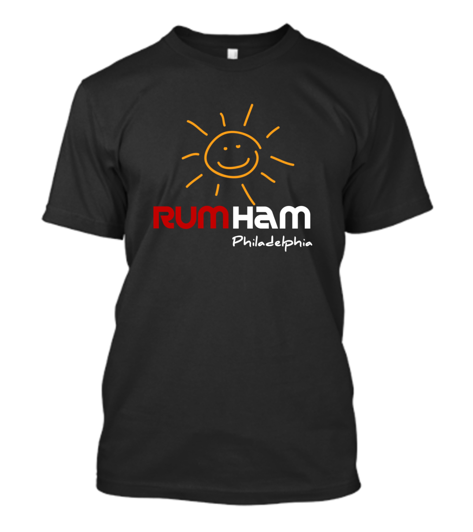 Rum Ham Philadelphia Always Sunny Smiley Sun T-Shirt