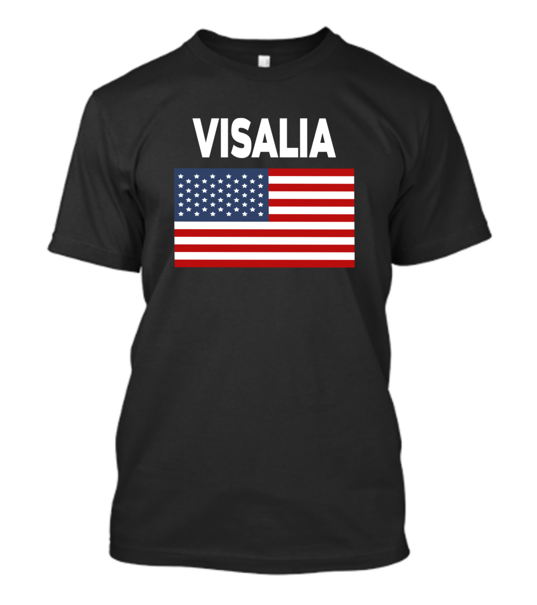 Visalia America Flag T-Shirt