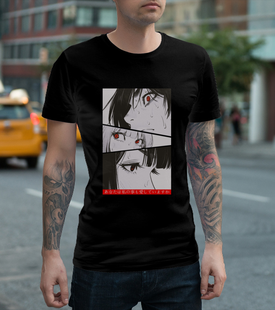 Anime Eyes Kanji T-Shirt