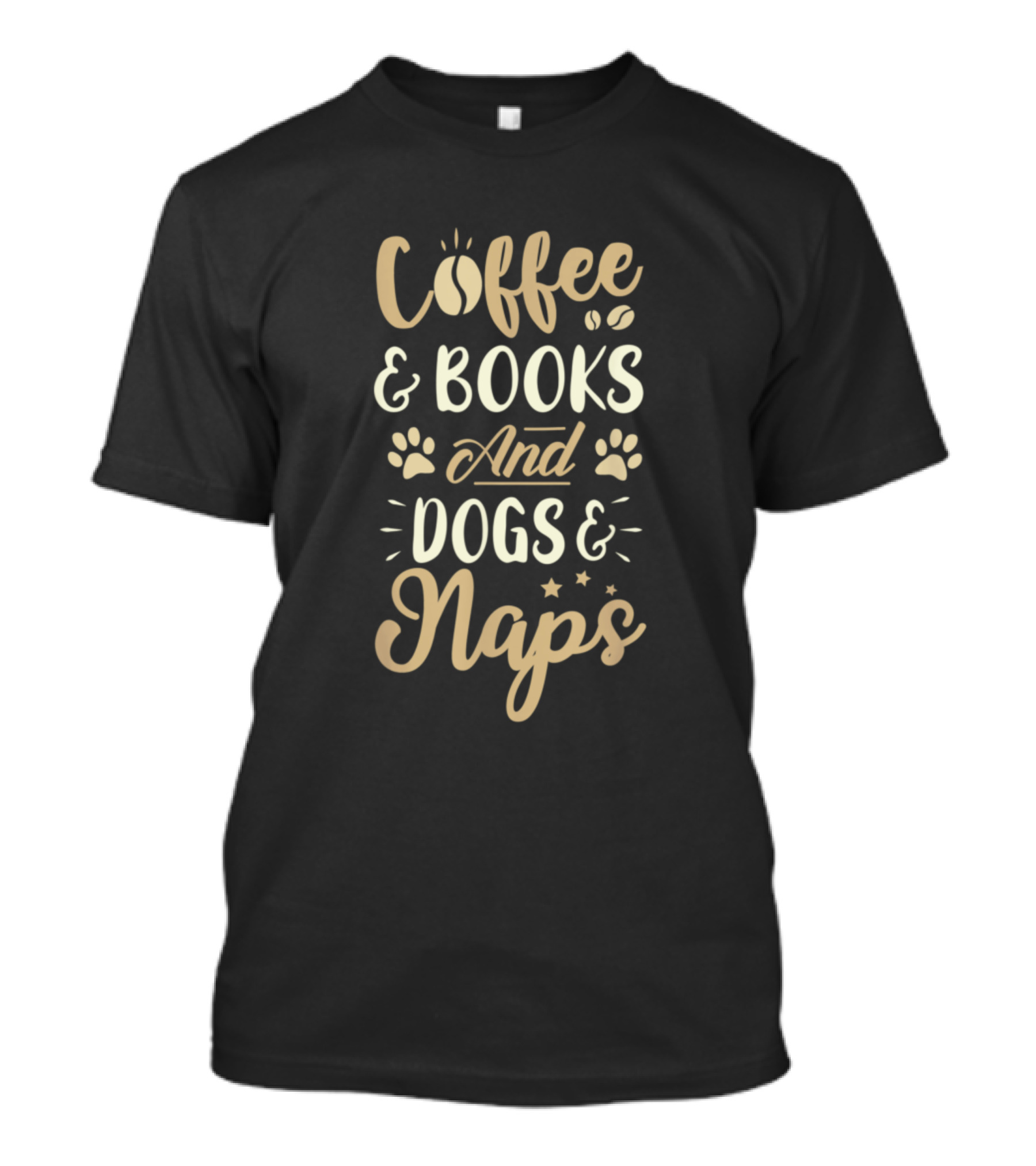 Coffee And Books And Dogs And Naps Cocker Spaniel Lovers Vintage T-Shirt