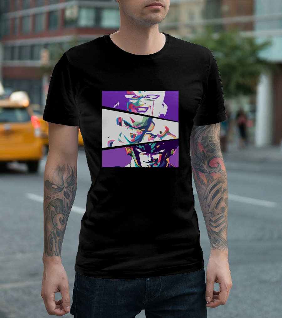 Frieza Buu Cell Dragon Ball Villains Trio T-Shirt