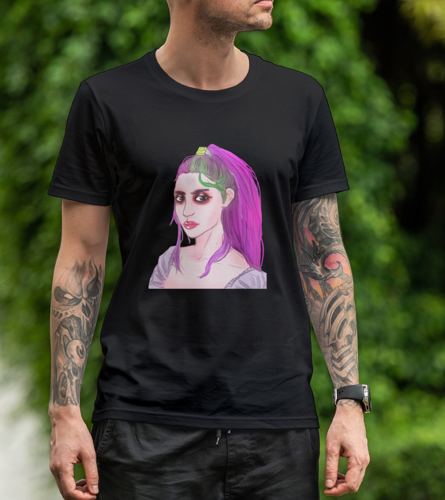 Grimes Purple Hair T-Shirt
