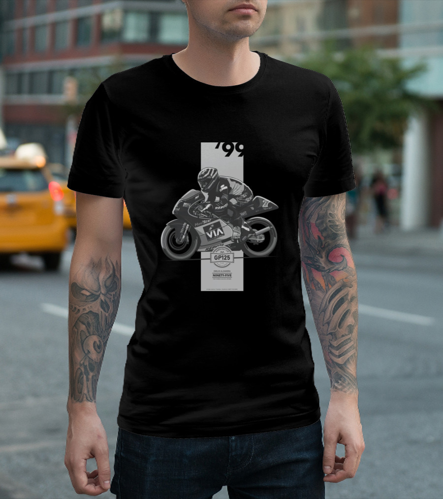 1999 Grand Prix Emilio Alzamora GP125 Motorcycle Racing Ninety-Five Success T-Shirt