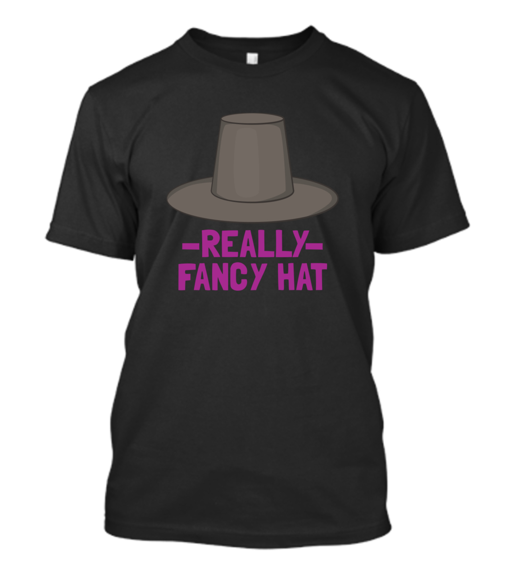 Really Fancy Hat With Oversized Brown Top Hat T-Shirt
