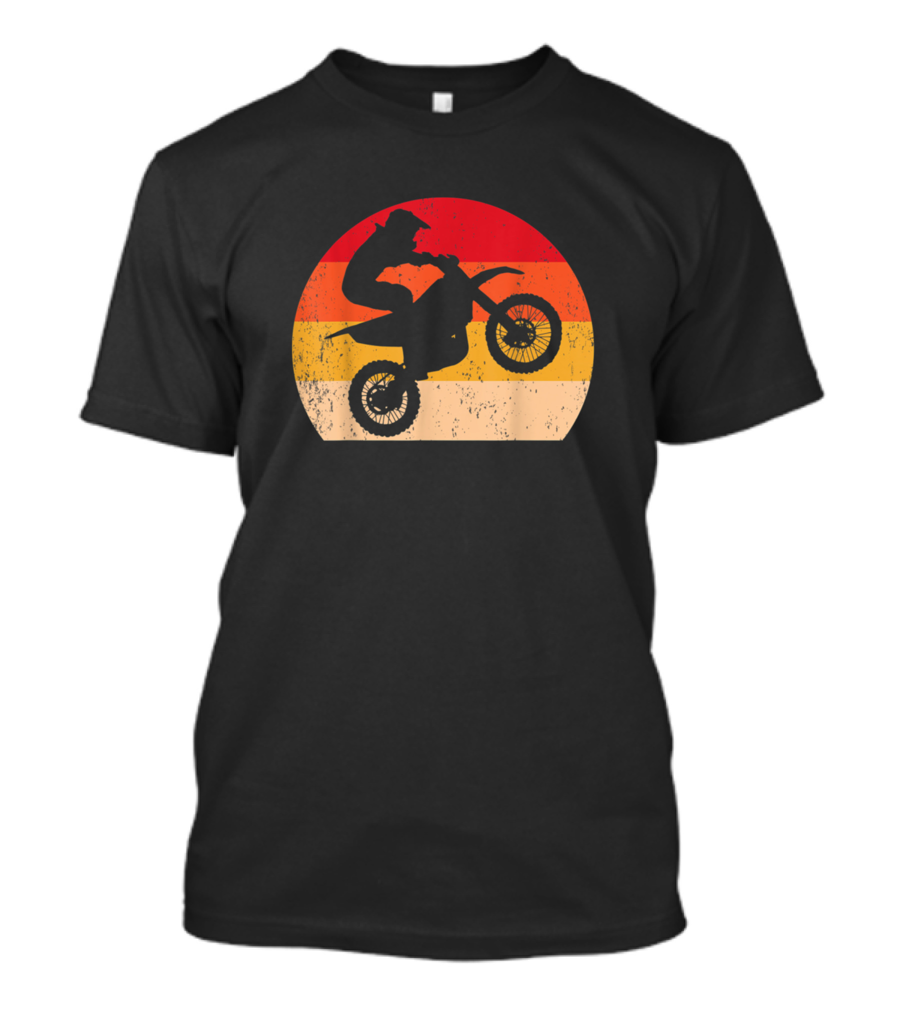 Retro Vintage Motocross Enduro Off Road Motorcycle T-Shirt