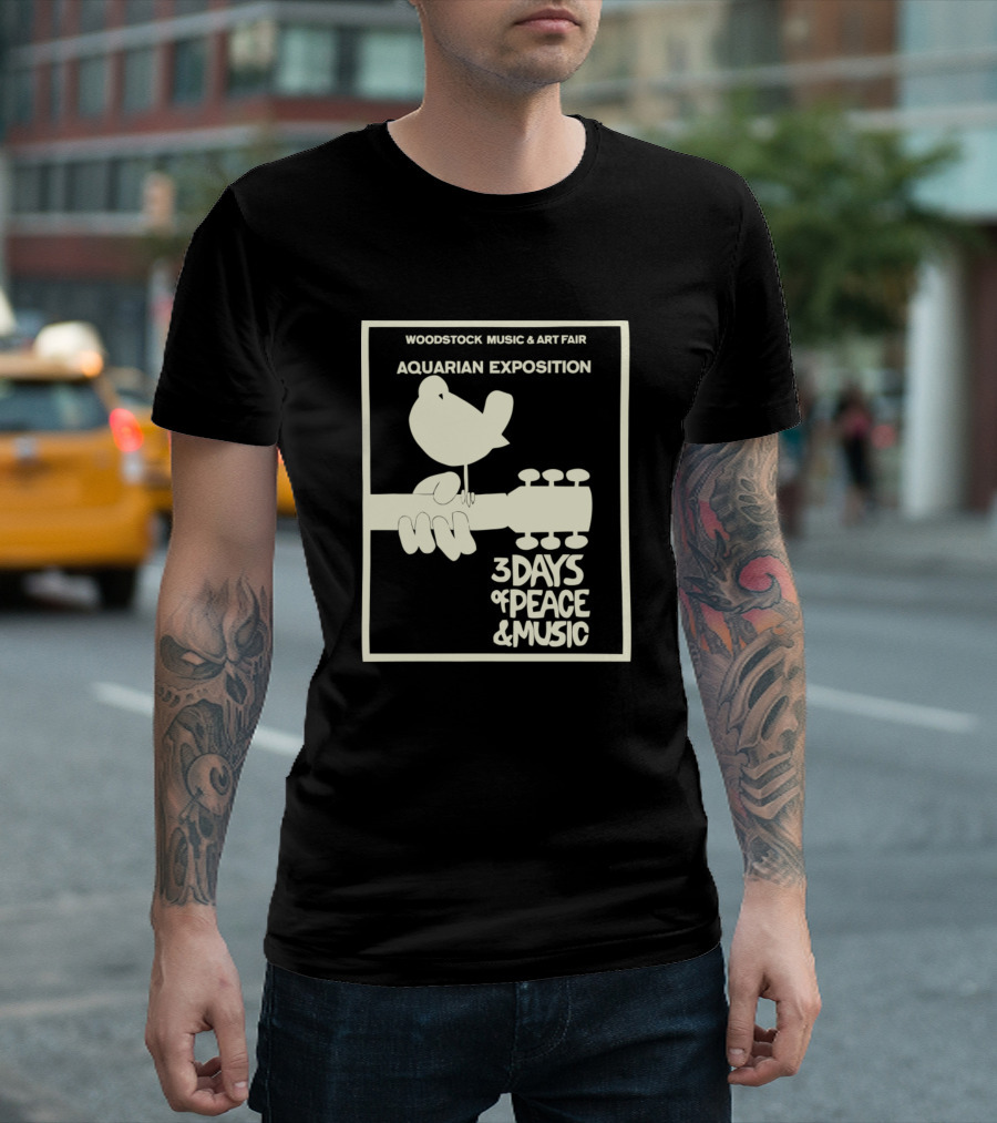 Woodstock Music And Art Fair Aquarian Exposition 3 Days Of Peace And Music T-Shirt