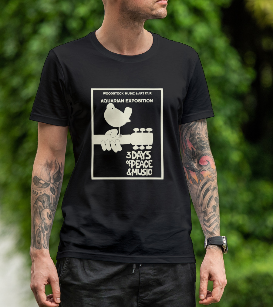 Woodstock Music And Art Fair Aquarian Exposition 3 Days Of Peace And Music T-Shirt