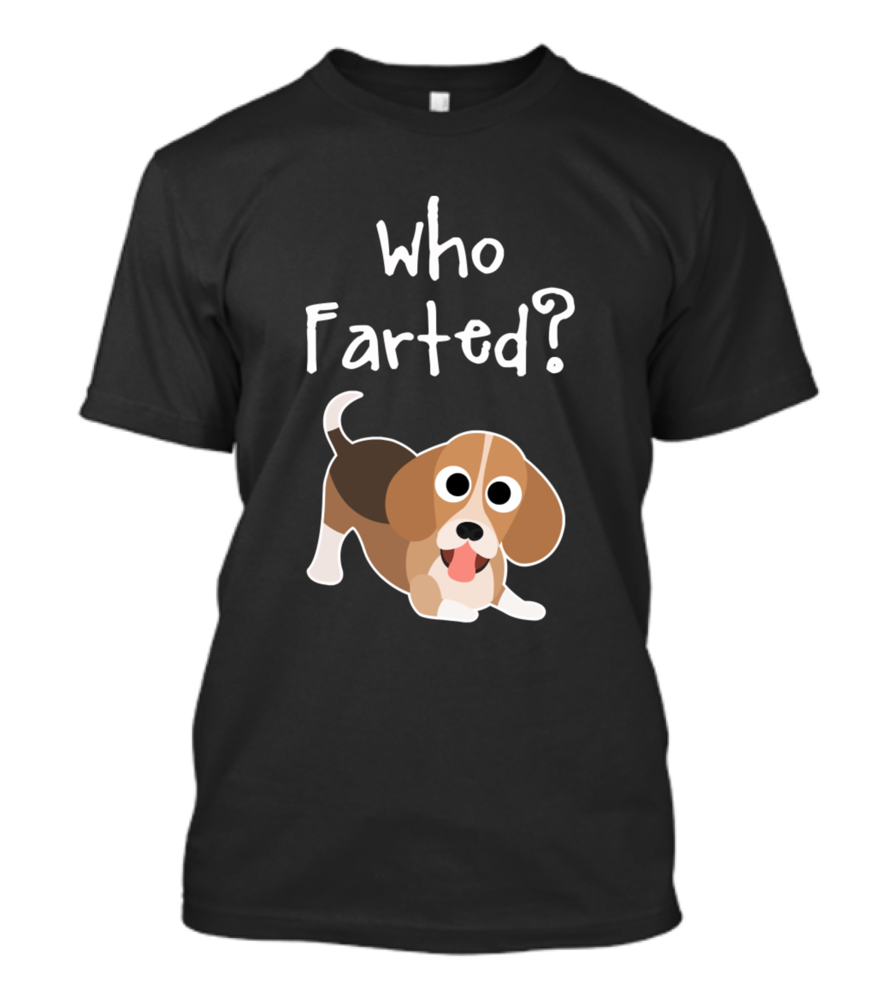 Who Farted Beagle Funny T-Shirt