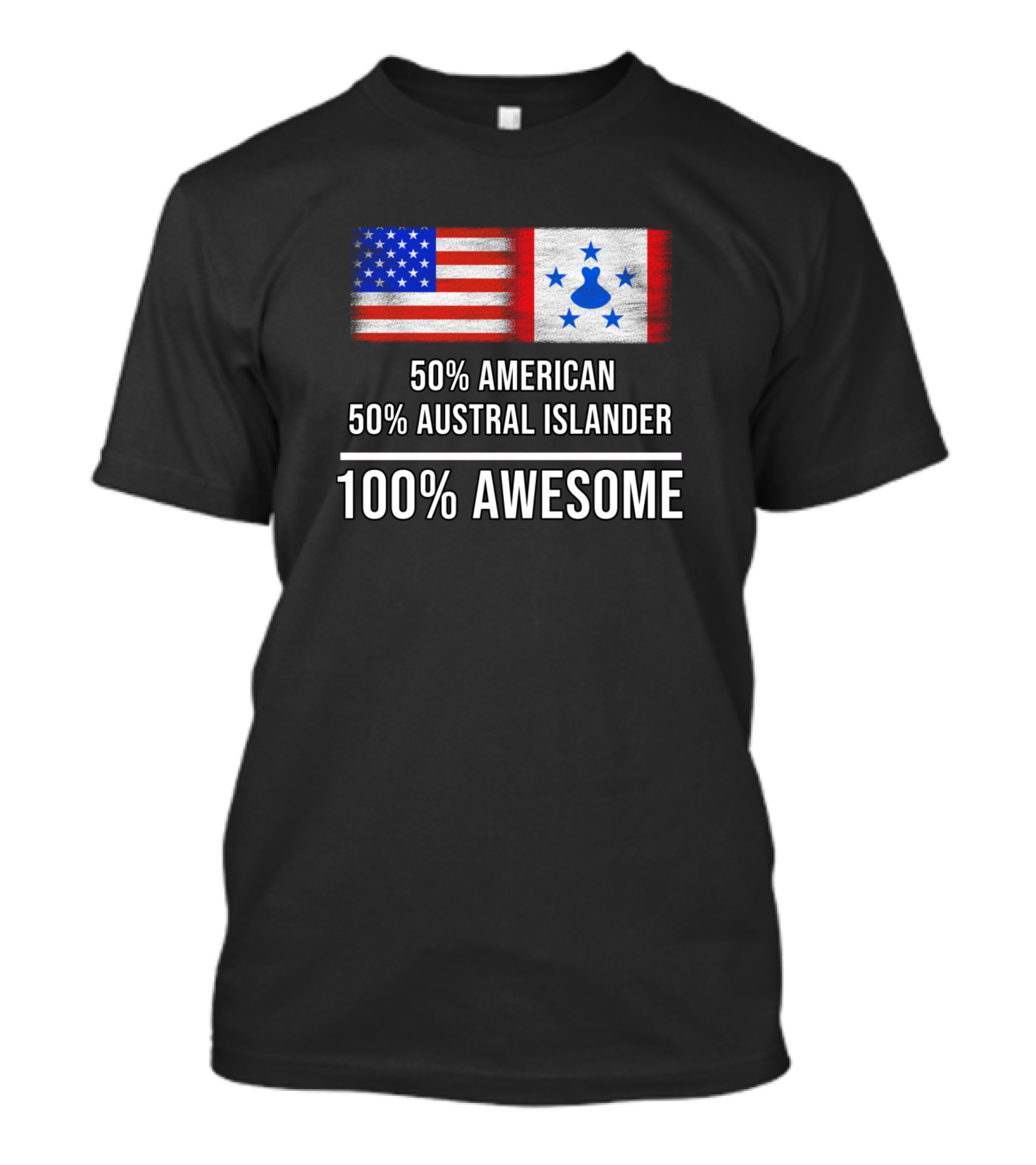 50 American 50 Austral Islander 100 Awesome Flag Combo T-Shirt