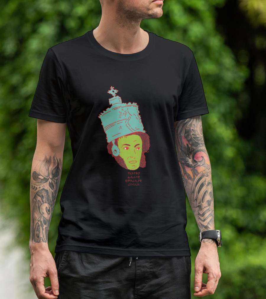Alexander Pushkin Pop Art Style With Russian Text T-Shirt