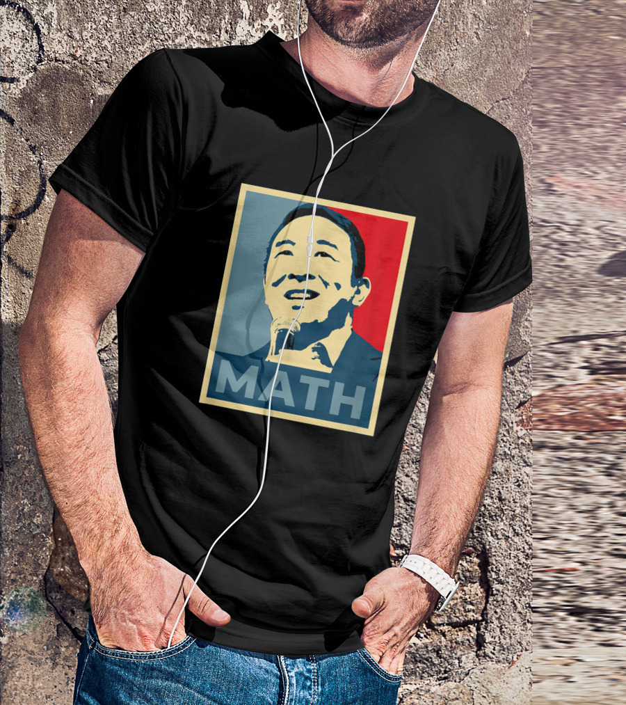 Andrew Yang USA Math Yang Gang President Election Campaign T-Shirt
