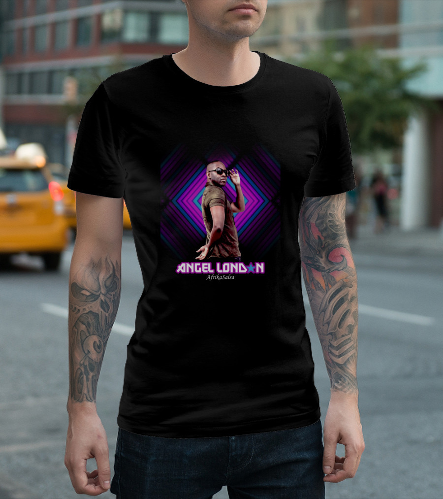 Angel London Afrikasalsa Music Kasalsa T-Shirt