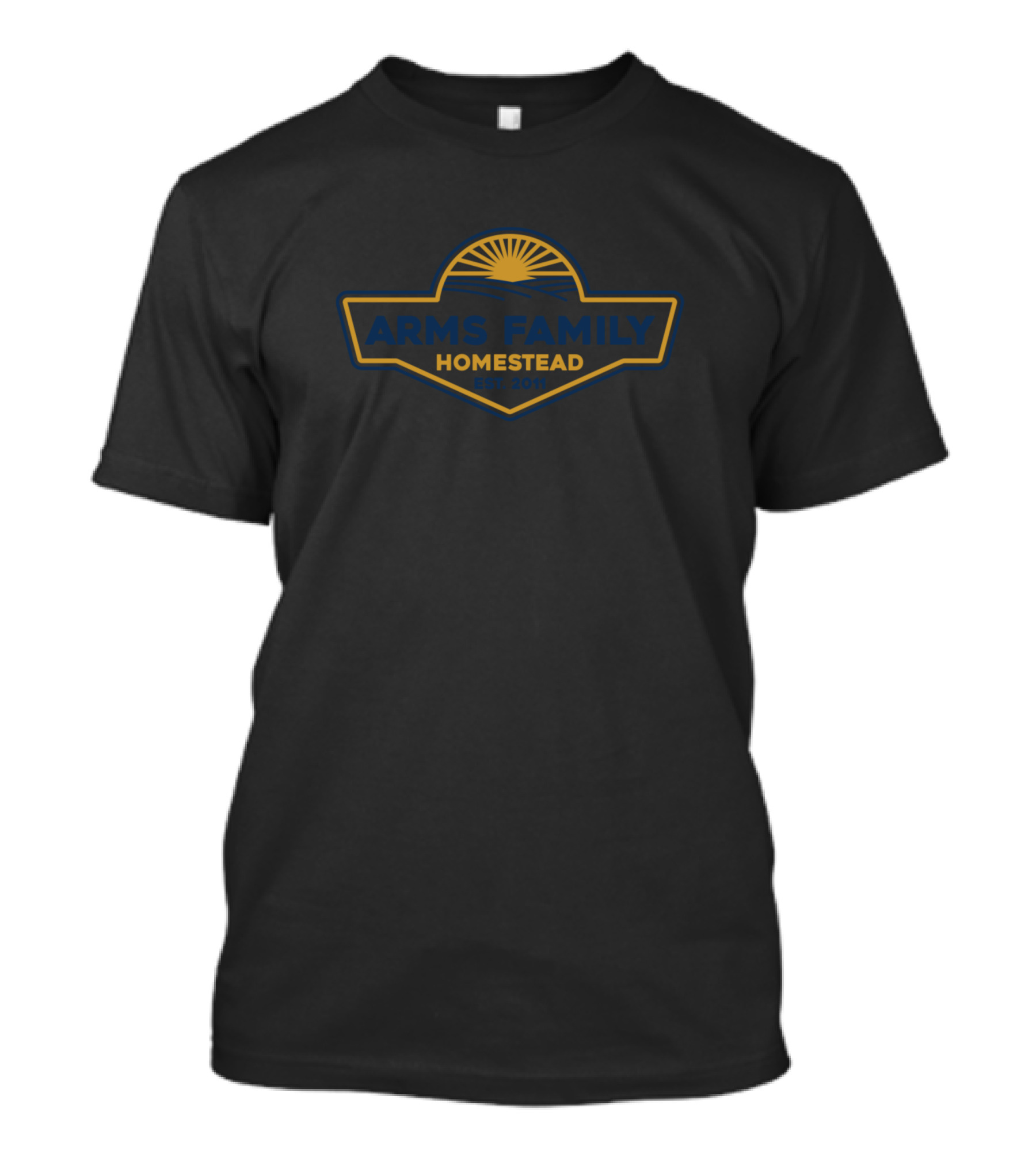 ARMS FAMILY HOMESTEAD EST. 2011 Sunburst Badge T-Shirt
