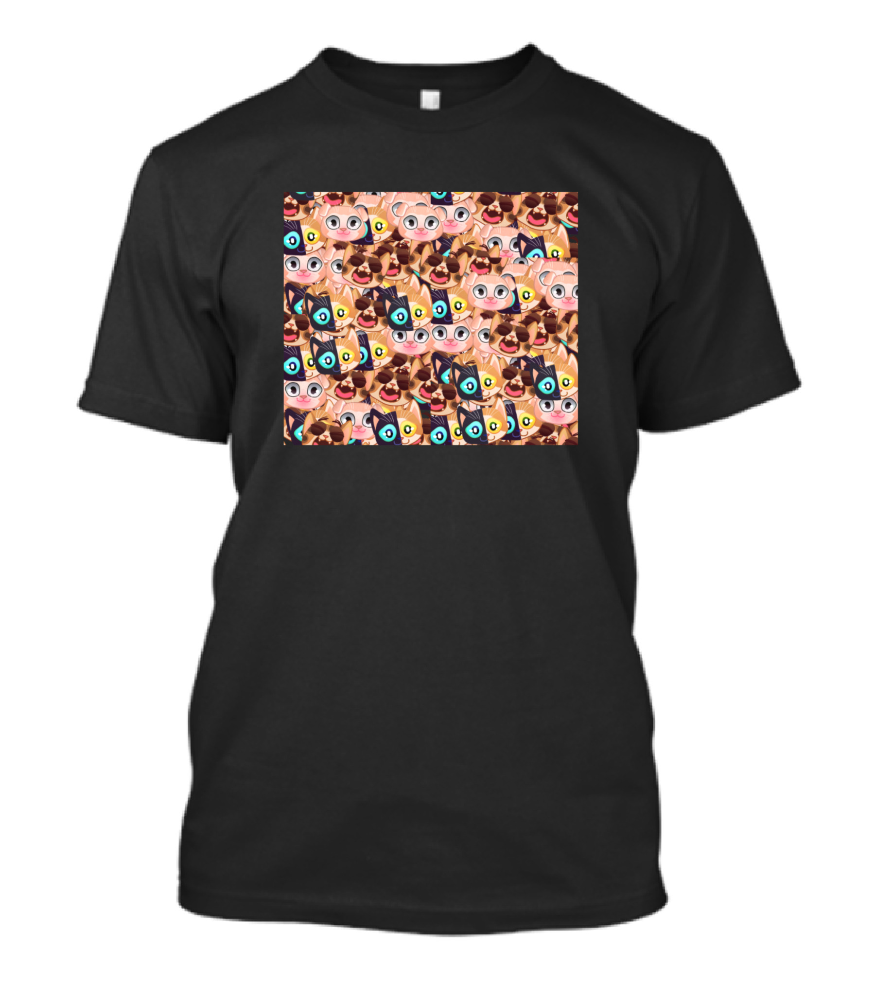 Catern Cat Faces T-Shirt
