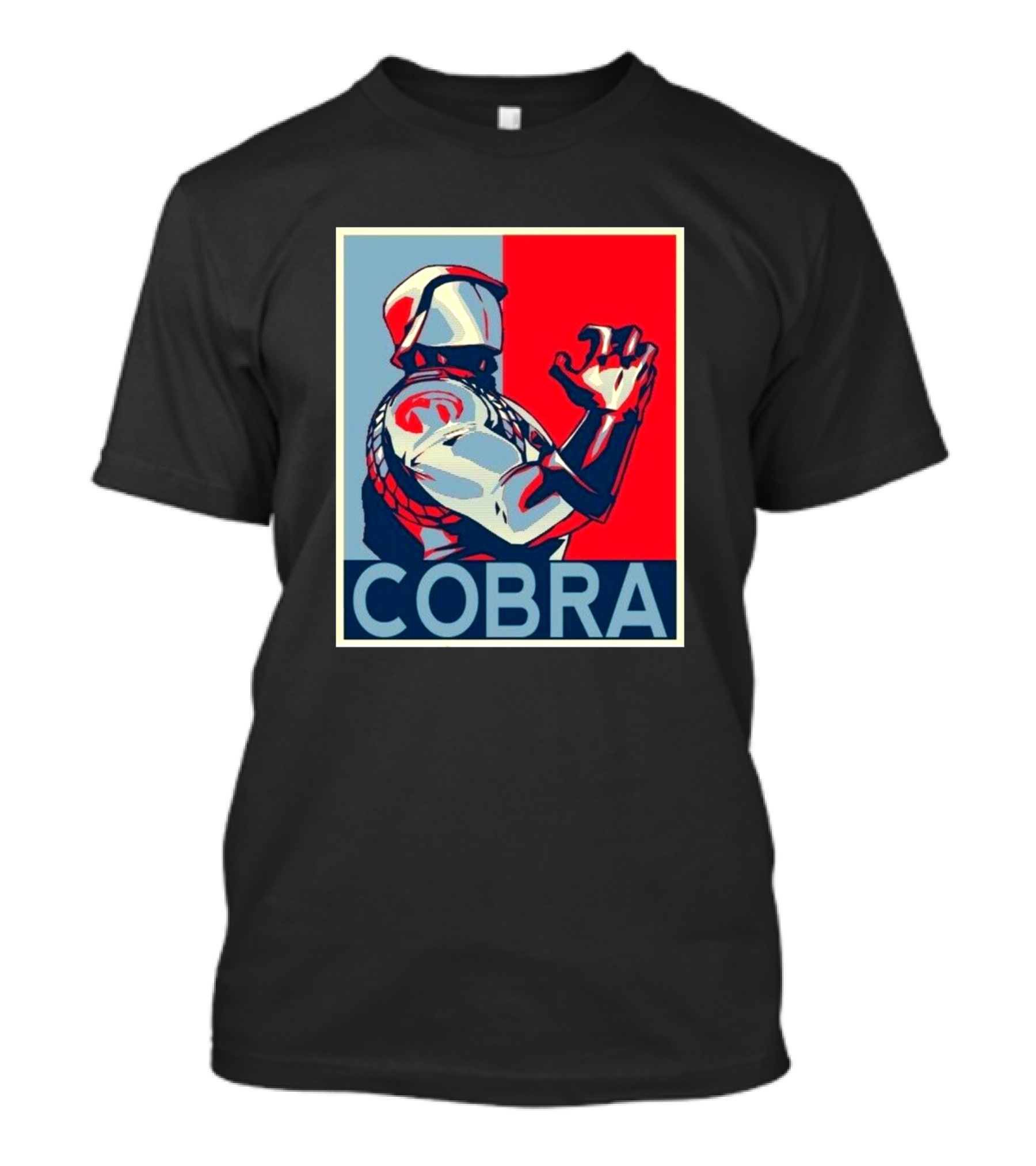 Cobra Classic Commander Red Blue Iconic T-Shirt
